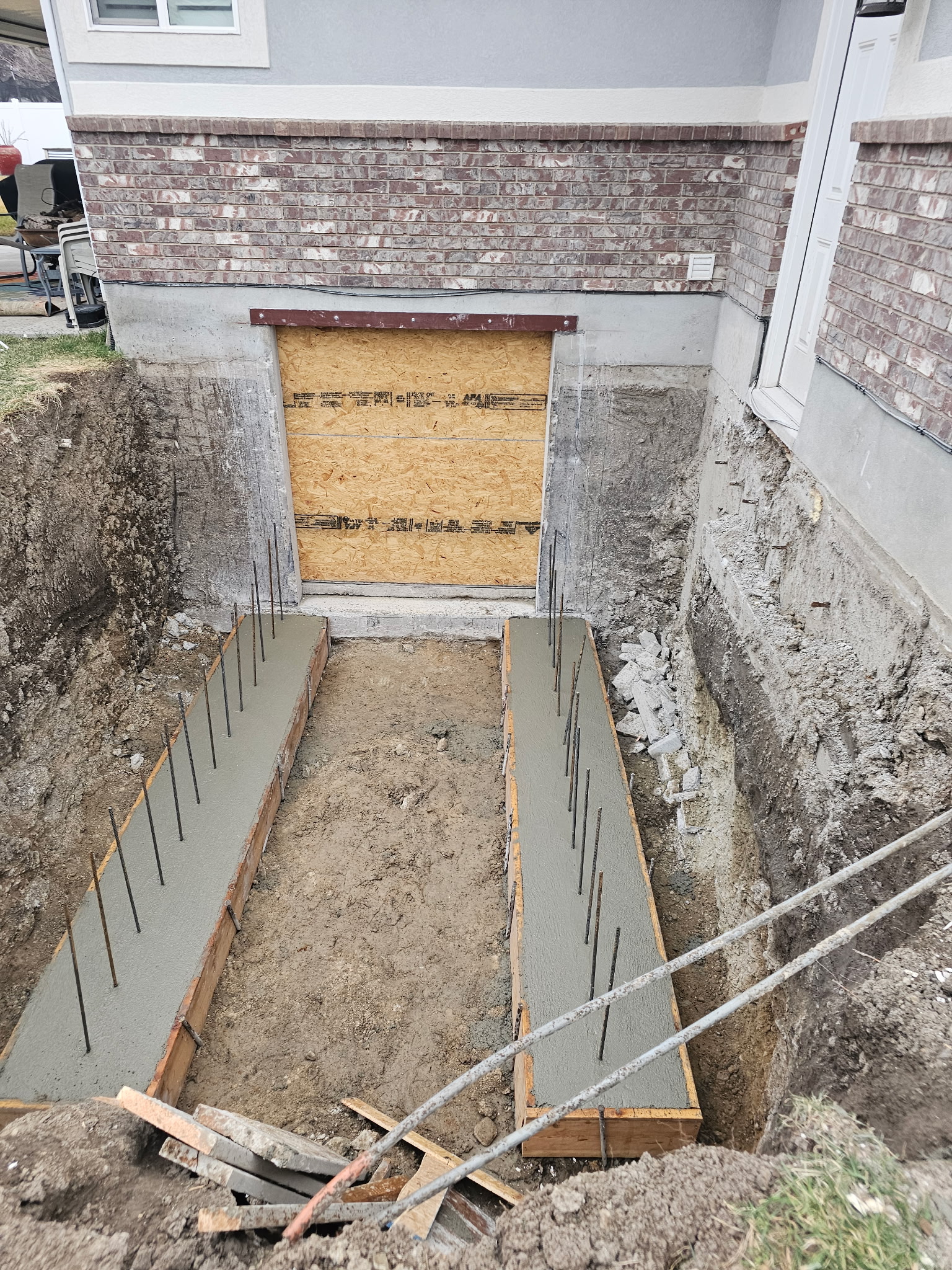 Heated driveway rebar and tubing installation in Utah